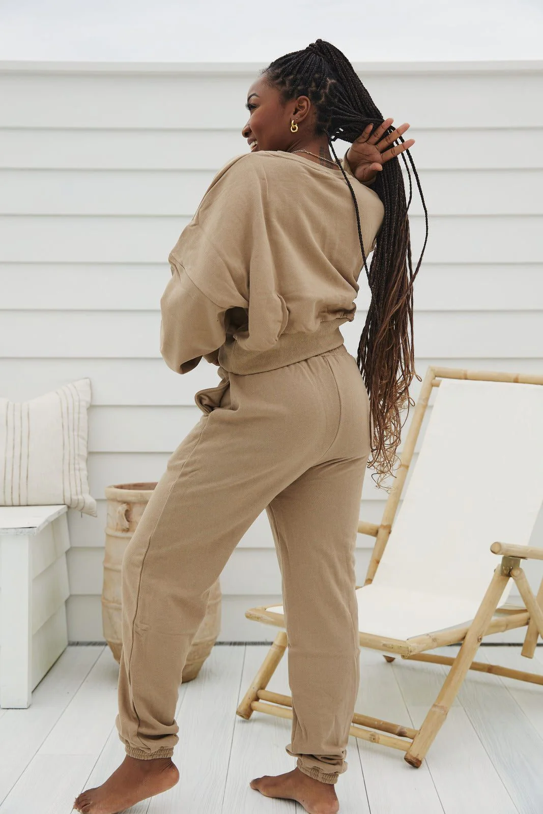 Toffee Clovelly Cropped Crewneck - Image 5
